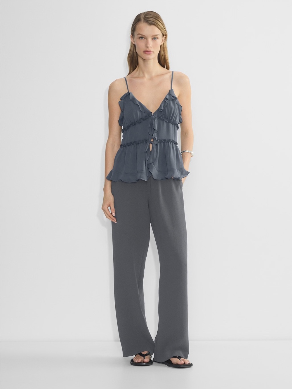 Aritzia Thesis Pant - Crepette™ Vintage Navy - Picture 3 of 3